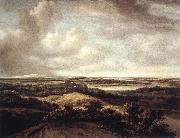 Pablo de San Leocadio Panorama View Dunes and River oil painting